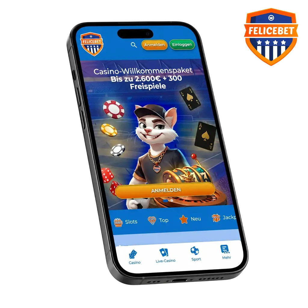 Felicebet App 2026 für Android und iOS: Sportwetten, Casino, Live Casino und Willkommensbonus mobil nutzen