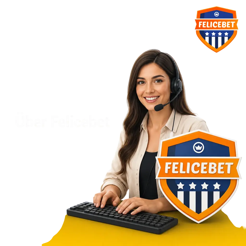 Felicebet Logo: Sportwetten und Online-Casino für deutsche Spieler mit Bundesliga-Wetten, Slots und Live-Casino