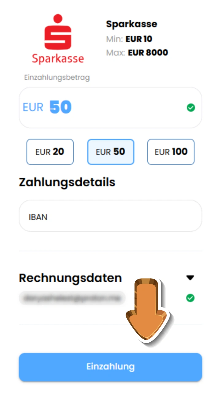 Bestätige deine Einzahlung und erhalte sofortigen Zugriff auf das Glücksspiel auf der Felicebet-Plattform.